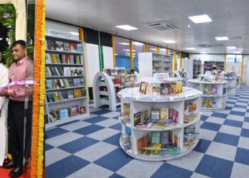 சென்னை சென்ட்ரல் மெட்ரோ ரயில் நிலையத்தில் புத்தகப் பூங்கா திறப்பு: முதலமைச்சர் மு.க.ஸ்டாலின் துவக்கி வைத்தார்!